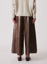 Leather Gaucho Pants