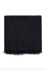 Cashmere Felted Stole in Black