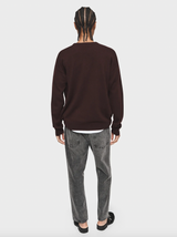 Slouchy Crewneck in Chocolate