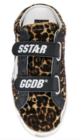 Golden Goose Sabot Shearling Sneaker in Leopard