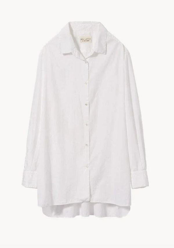 Nili Lotan Yorke Shirt in White
