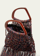 Macrame Tote With Resin Handles